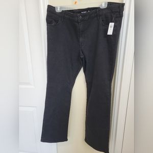 NWT Old Navy Mid Rise Bootcut Jeans size 18p Plus Size Petite
